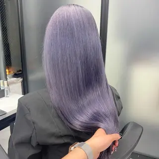 ロング カラー シールエクステ特化 ハイトーン、NANAのヘアスタイル