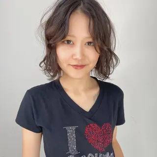 ショート カラー ヘアアレンジ 🌼似合わせのプロ 心斎橋/rena🌼のマツエク・マツパデザイン
