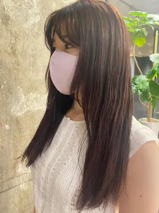 ロング 松井美樹/似合わせ ガーリー・韓国のヘアスタイル