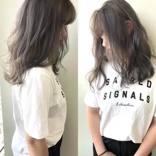 セミロング 小澤大輔 YOLO hairのヘアスタイル