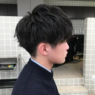 ショート パーマ ヘアアレンジ メンズ 🔥メンズ特化🔥 木村 祐太のヘアスタイル