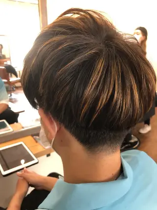 ショート カラー メンズ 💇🏼ショートヘア お任せ💁🏻‍♂️のヘアスタイル