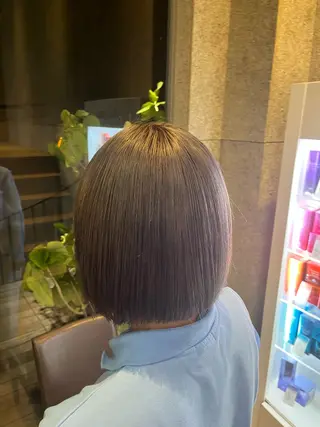 ショート カラー ヘアアレンジ ボブ×艶カラー 特化・リクト💥のヘアスタイル