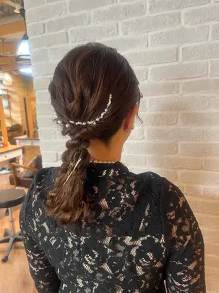 セミロング ヘアアレンジ Topstylist YUKIのヘアスタイル