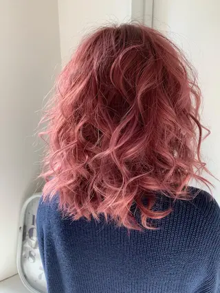 ミディアム カラー WEST OLAND 安藤のヘアスタイル