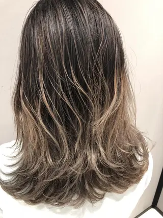 ミディアム MIRIM栄 野田航生のヘアスタイル