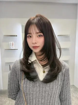 ロング 艶カラー/レイヤー/ 京都fuka🎀🪽のヘアスタイル