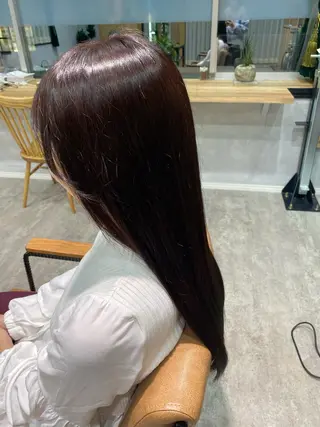 ロング カラー 大久保 優香のヘアスタイル