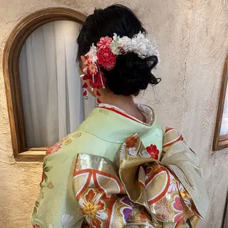 ヘアアレンジ こうら かすみのヘアスタイル