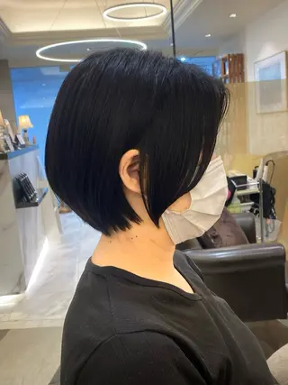 ショート 【ショート/ボブ 丸みショート】深萱のヘアスタイル