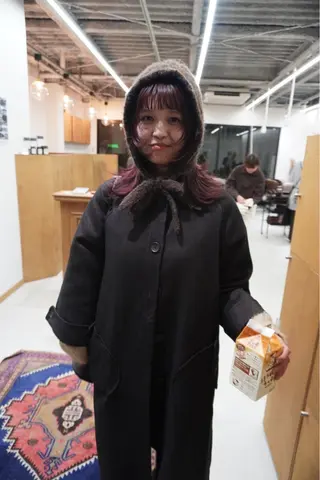 ミディアム カラー パーマ ヘアアレンジ 髪と音処　マトぺ所属・デザインカラー/ボブ ブリーチカラー/ユリのヘアスタイル