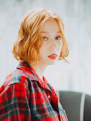 ミディアム カラー 【公式】amble luxe池袋東口🩷のヘアスタイル