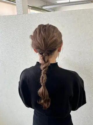 ロング ヘアアレンジ レイヤー sala 推しカラー職人🎀のヘアスタイル