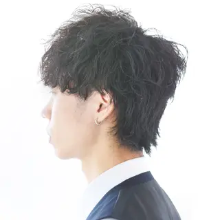パーマ メンズ Atem☀️ 河崎 生弥（歴10年）のヘアスタイル