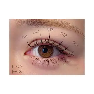 マツエク・マツパ EYE CARRY ⋆.✶🖤のマツエク・マツパデザイン