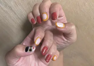 ネイル パラあり！フィルイン 美フォルムのネイルデザイン