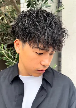 パーマ メンズ 年間2000名担当◎ パーマ職人/仲原佑樹のヘアスタイル