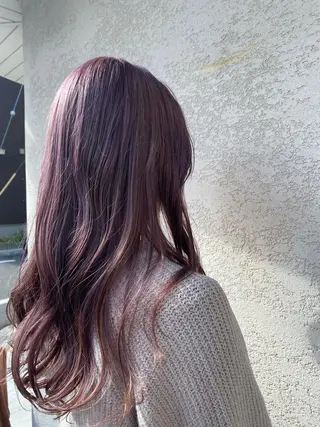 ロング カラー 三ノ宮アイリスト 兼美容師ユナのヘアスタイル