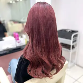 カラー season エクステ/ヘアカラーのヘアスタイル