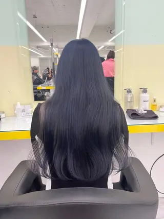 ロング カラー 🦋色落ち綺麗カラー メンズYUZU🦋‪のヘアスタイル