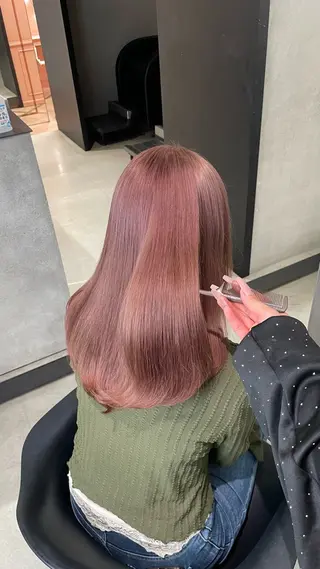 カラー offwhite Nano🪩🧡のヘアスタイル