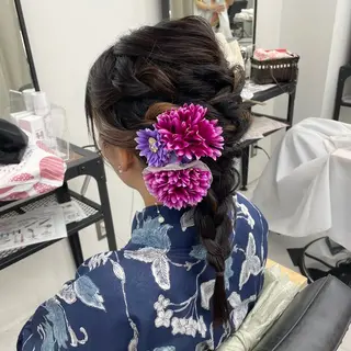 ミディアム カラー パーマ ヘアアレンジ メンズ キッズ ネイル マツエク・マツパ アイブロウ mona/ ストレートスタイル✨のヘアスタイル