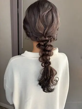ロング 森岡 紗羽のヘアスタイル