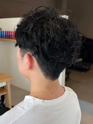 パーマ メンズ はらゆか🦄レディー スカット🧸のヘアスタイル