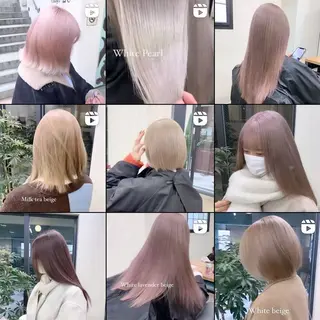 ショート カラー Zina/艶髪/ ハイトーン/YUKAのヘアスタイル