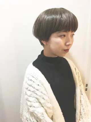 ショート カラー yuki watanabeのヘアスタイル