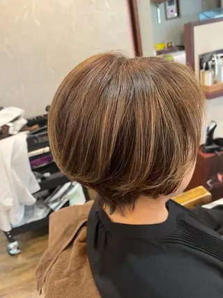 ショート カラー 大人女子&髪改善専門 Nobuフリーランスのヘアスタイル