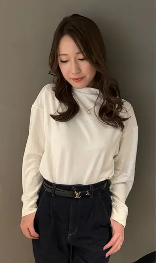 セミロング 【天満1艶髪】潤艶/ 髪質改善🌹釣本竜哉のヘアスタイル