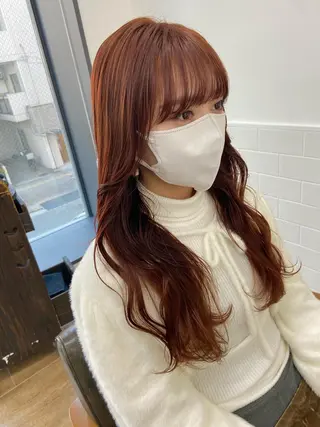 セミロング カラー ダブルカラー 🌙chinariのヘアスタイル