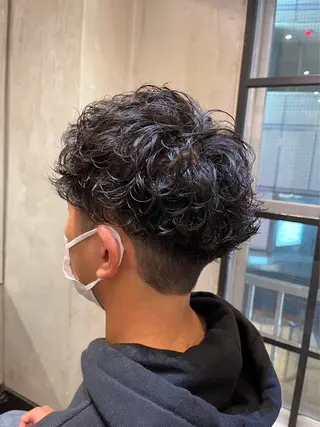ショート パーマ メンズ 丸山飛鳥/アメカジ /パーマ/渋谷/のヘアスタイル