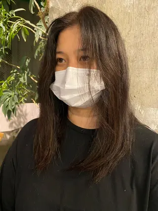 ロング 松井美樹/似合わせ ガーリー・韓国のヘアスタイル