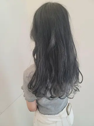 ロング カラー 鈴木 翠のヘアスタイル