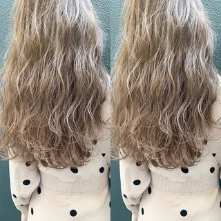 ロング カラー ⭐️横浜ブリーチ特化 美容師 堤涼⭐️のヘアスタイル