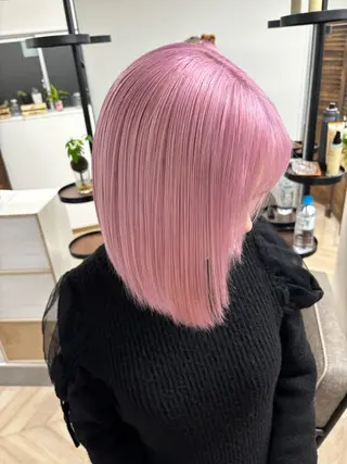 ショート カラー be flot所属・髪質改善/大阪守口市 🐣Ria‪🐣のヘアスタイル