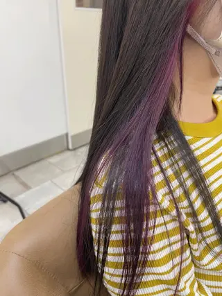 ロング カラー 🍒透明感カラー/ 艶カラー/さくら🍒のヘアスタイル