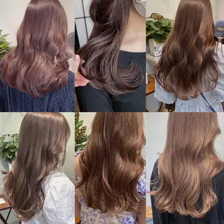 ロング カラー 顔骨格似合わせカット 乾陽菜のヘアスタイル