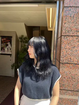 セミロング カラー 艶髪【カラー支持率 No.1】リノ🪐のヘアスタイル