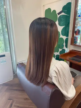 ロング 望月 千絵のヘアスタイル