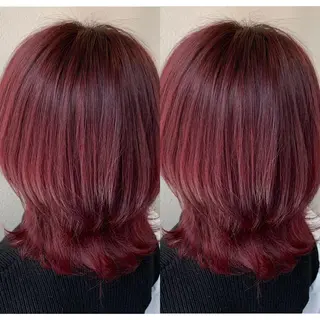 ミディアム カラー 似合わせ/ブリーチ カラー.岡田友仁のヘアスタイル