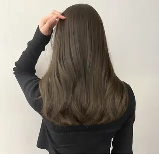 ロング カラー しょうのともき ボブ／オレンジカラーのヘアスタイル