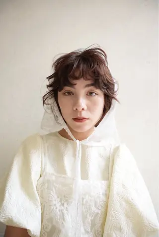 ショート カラー パーマ L amp柏🌱 tamaのヘアスタイル