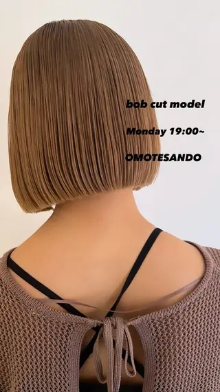 ミディアム カラー 表参道🌿赤み消し カラー/チナツのヘアスタイル