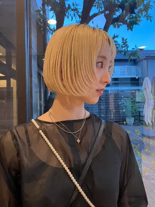 ショート 赤み消しカラー 🩵かりんのヘアスタイル