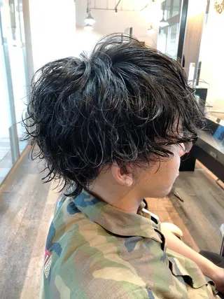 パーマ メンズ 【艶カラー】 STYLE 和泉俊希のヘアスタイル