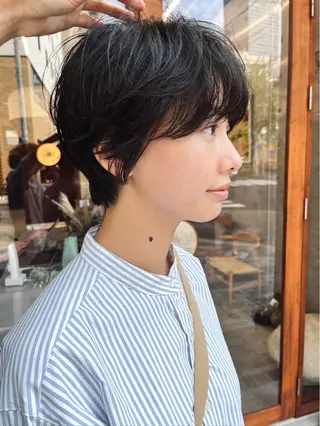 ショート aco/名古屋.栄 ボブ/透明感カラーのヘアスタイル