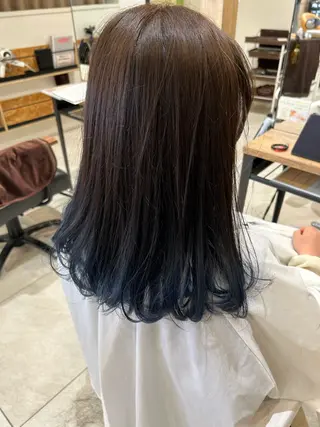 セミロング 横田 まおのヘアスタイル